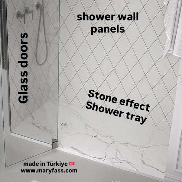 stone effect shower tray manufacturer in Turkiye